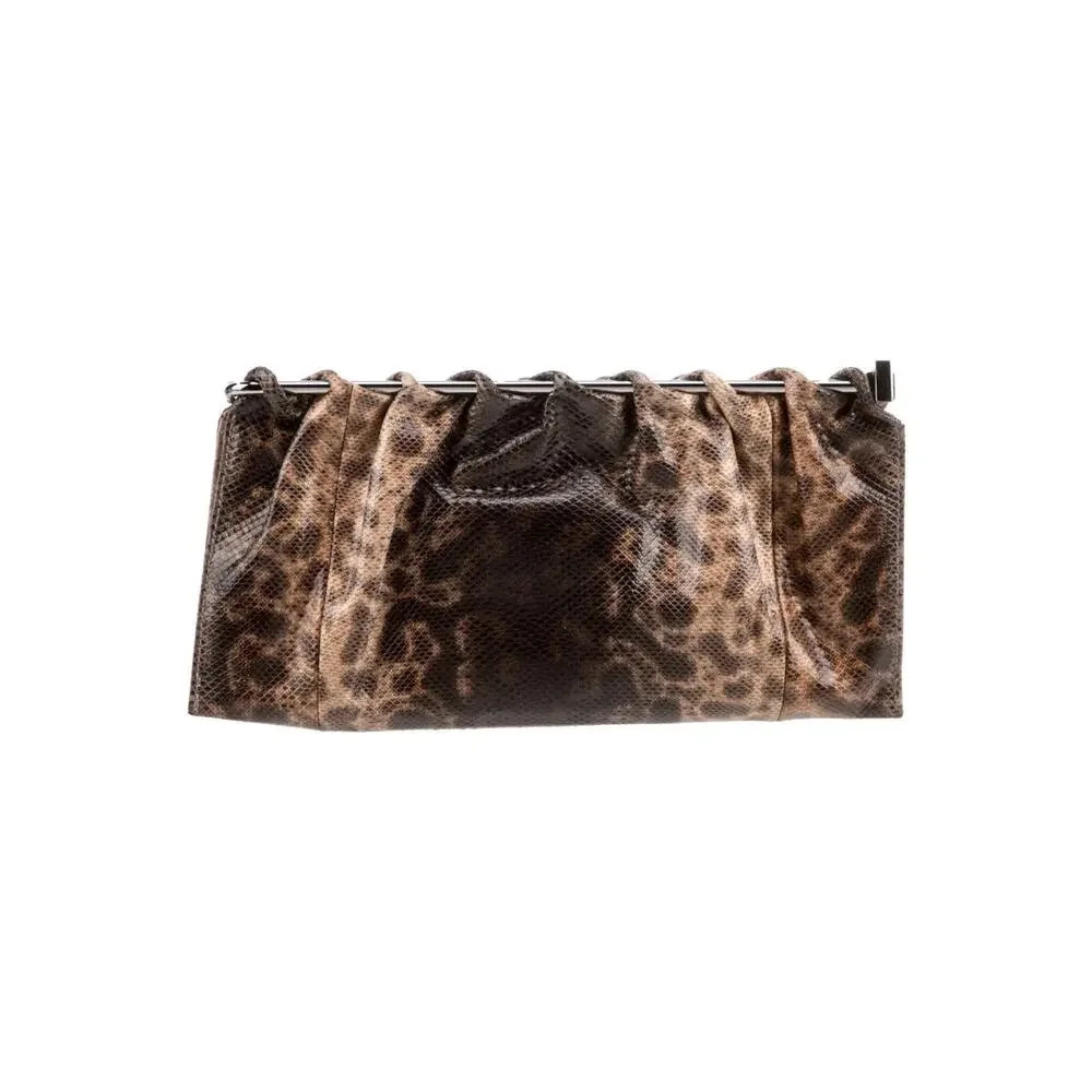 GUCCI Tom Ford karung leather clutch 1999 vintage minimalist y2k bag exotic skin - Picture 5 of 7